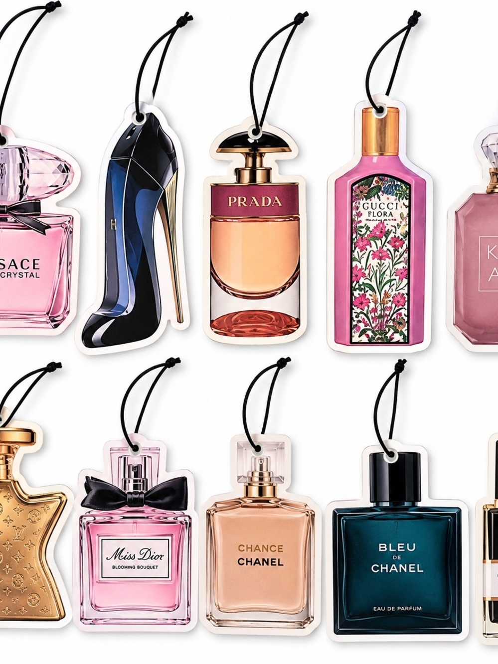 Assorted Car Air Fresheners – Multiple Designs & Scents